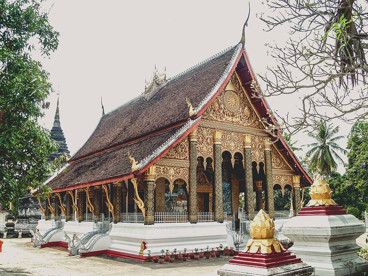 Luang Prabang temple Wat Mahathat